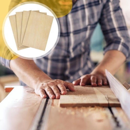 12 Pcs Basswood Sheets 3mm 1/8" x 12" x 18" Plywood Board Craft Wood Thin She... - Picture 6 of 6
