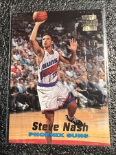 Topps Stadium Club 1996-97 Steve Nash #R13 Phoenix Suns Rookie Basketball Card. rookie card picture