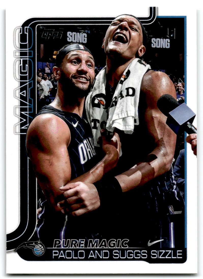 2025-26 Topps Pure Magic, Paolo and Suggs Sizzle Orlando Magic