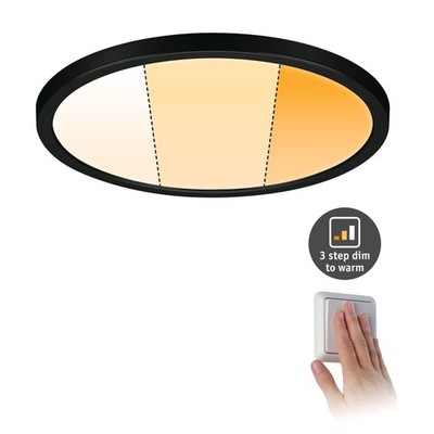 VariFit LED Einbaupanel Dim to Warm Areo IP44 rund 230mm  16W 1500lm 3 Step Dim