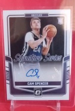 2024-25 Panini Donruss Optic - Signature Series Cam Spencer RC #SS-CER Rookie 