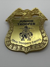 Ohio Junior Trooper Kids Plastic Badge - Ohio State Troopers Highway Patrol
