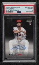 2023 Topps Stadium Club Auto Livan Soto #SCBA-LSO PSA 8 Auto 0e2x