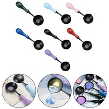 Dauerhaft Lacklöffel Retro Frosted DIY Schmelzen Feuerfarbe Grün Hellblau