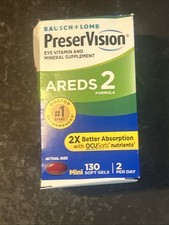New Bausch  Lomb PreserVision AREDS 2 Formula 120 Soft Gels EXP 02/27