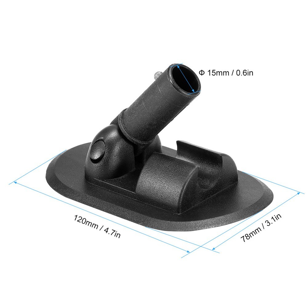Adjustable Angle PVC Awning Mounting Base for Dinghies and Inflatable Boats