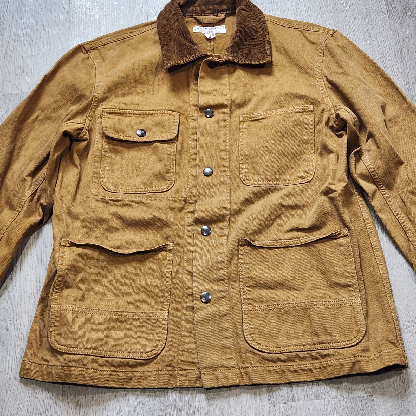 Gap Work Force Canvas Barn Jacket Men Medium Cord… - image 2