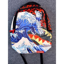 Sprayground Great Wave Shark Mouth Backpack L...