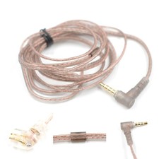 Earphone Cable 2Pin 0.75mm Silver Plated Cable for ZST/ZSR/ED12/ES3/ZS10/ZSN