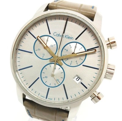 Calvin Klein Men's Quartz Chronograph Watch Silver From Japan