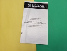 Nintendo Gamecube Health And Safety Precautions Booklet White