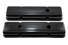Steel Valve Covers Fits 19581986 Small Block Chevy Sbc 283400 Black Steel Valve Covers Fits 19581986 Small Block Chevy Sbc 283400 Black