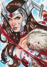 Scott Blair "Lady Sif" Retired Mini Print SIGNED 5x7