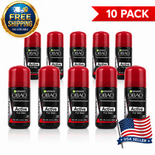 Obao Roll-On Classic Men&rsquo;s Deodorant 2.29oz &ndash; 10 Pack Long-Lasting Fresh