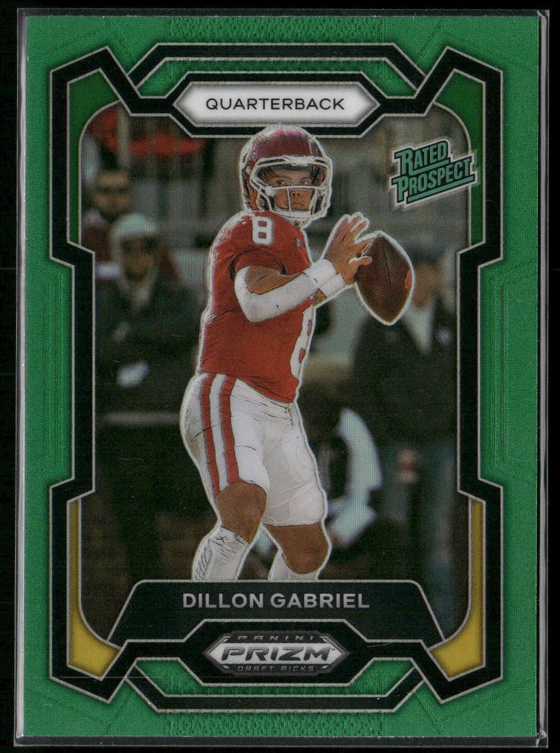 Dillon Gabriel 2024 Prizm Draft Picks #197 Green Oklahoma Sooners
