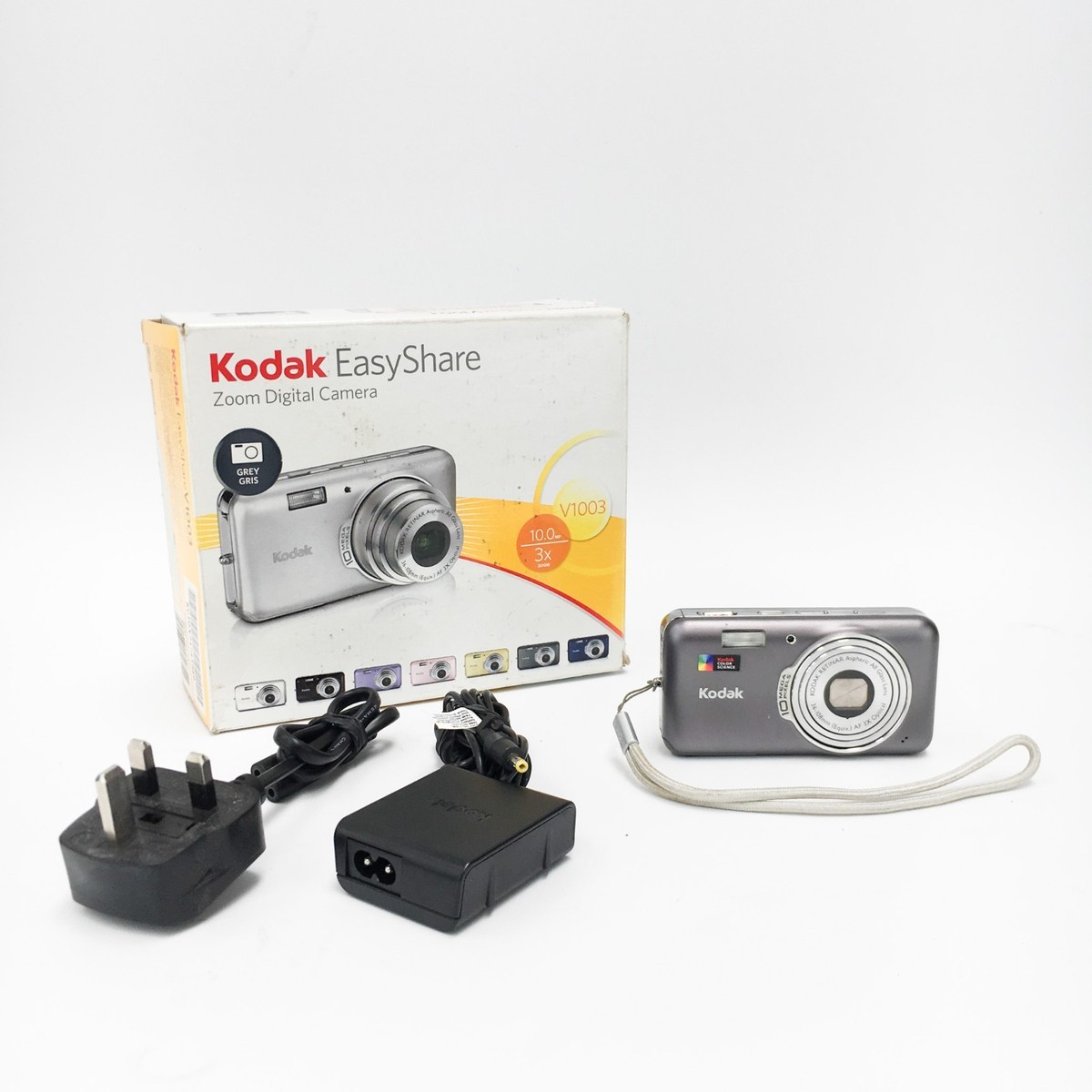 Kodak・easyshare V1003。デジタルカメラ【アダプタ付き作動品】 Amazon.com : Kodak Easyshare V1003 10 MP Digital Camera with