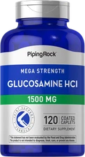 Glucosamine HCI 1500 mg | 120 Caplets | Mega Strength | by Piping Rock