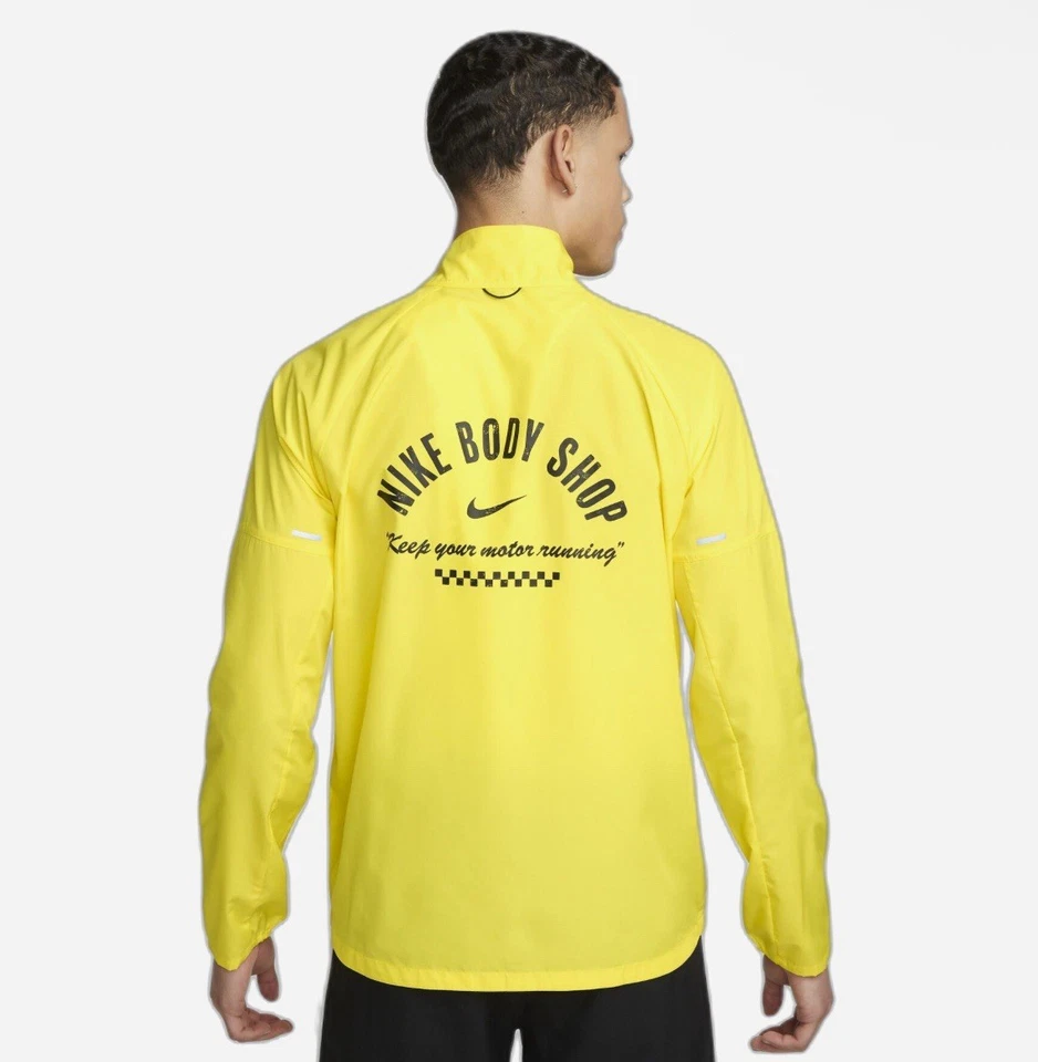 Nike DRI FIT Miler Body Shop Reflective Running Jacket DV9819-731 Men’s S or M - Image 2 of 4