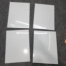 4x 12" x 16" UV Print Sign Blanks White Metal Sign Fits Eufy Make Standard Bed