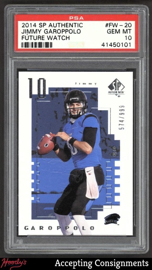 Jimmy Garoppolo SP Authentic Future Watch #FW20 Base