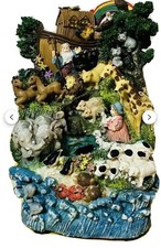 Classical Treasures Noah's Ark Tabletop Water Fountain/Music Box