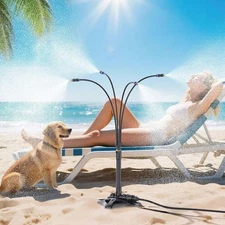 Misters for Outside Patio - Standing Mister for Cooling Outdoor 26.2FT8M Port...