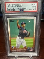 Francisco Lindor 2015 Topps Update RC Rookie Card #US82  PSA 9 MINT Mets Indians. rookie card picture