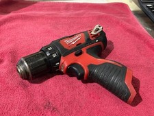 MILWAUKEE 12V LI-ION 3/8" DRILL DRIVER MODEL: 2407-20 GOOD CONDITION Ships Free!