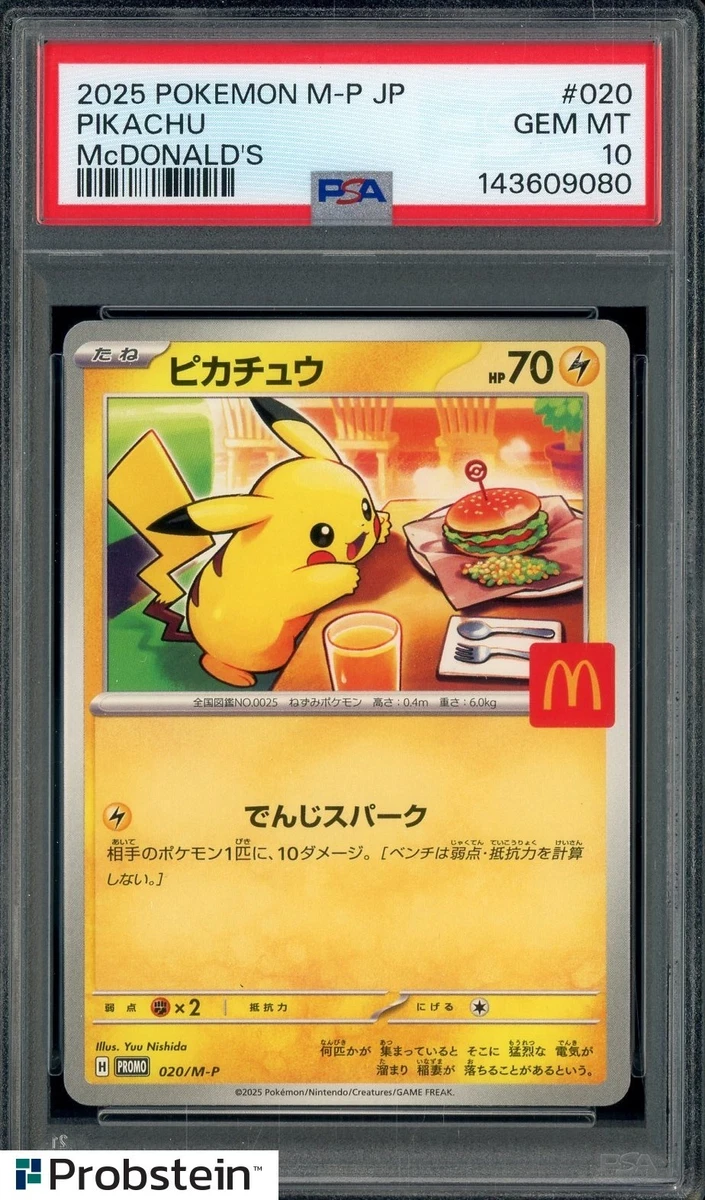 Collectible Individual Grade 10 Pikachu Pokémon TCG Card Games in