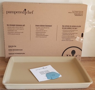 Pampered Chef großer Ofenzauberer Plus James Stoneware Neu