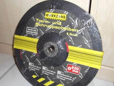 Jun 25, 2021 10:10:42 AM MESZ  Teilen Workzone Trenn und Schruppscheiben 230mm