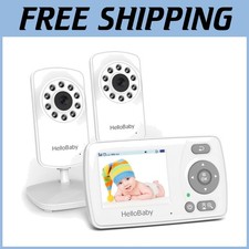 2-Camera Baby Monitor Kit, Night Vision, 1000ft Range