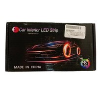 Car RGB 48 LED Light Strip Interior Atmosphere Neon Lamp Remote Control For Cars
