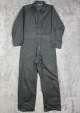 DubbleWare Coveralls Mens 40 Short Sanforized Vintage Utility 60s Talon Zip