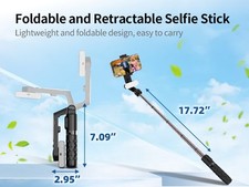 TOALLIN Mobile Phone Gimbal Stabilizer, Foldable Selfie Stick Tripod with Light — image 15