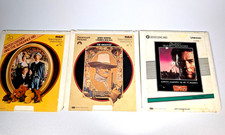 Vtg CED Video Discs lot x3 WESTERNS The Shootist, Sudden Impact, Sundance Kid