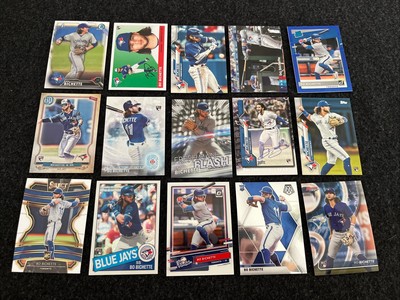 Lot (25) Bo Bichette Baseball Rookie Cards Topps Rookies Panini