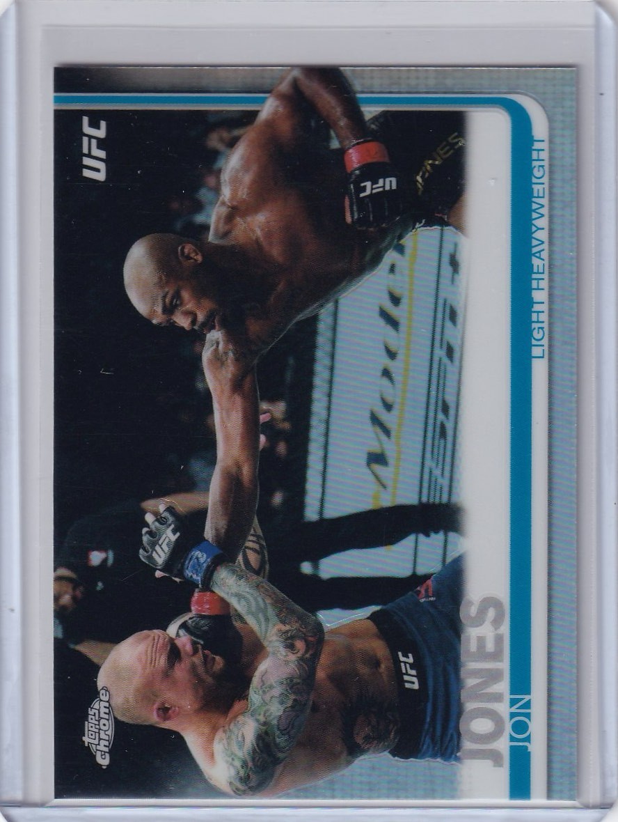 2019 Topps Chrome UFC - Jon Jones Image Variation Refractor #1 SP !!