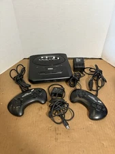 Sega Genesis MK-1631 Video Game System Console w/Accessories-Parts Only-Turns On