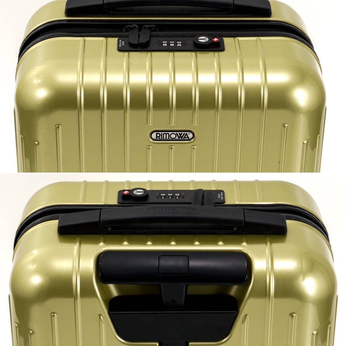 Rimowa Salsa Air Mini 22L Gloss Lime Green 4 wheels Carry Case