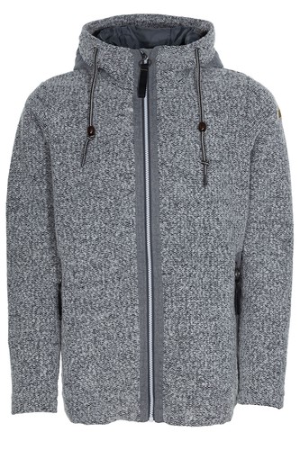Chaqueta De Forro Polar Torstai Biella Para Mujer Con Capucha Gris Talla 42 - Picture 2 of 6