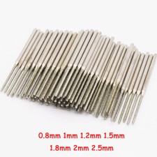Diamond Coated Glass Tile Jewellery Drill Bits Tool New 0.4 mm - 2.5 mm