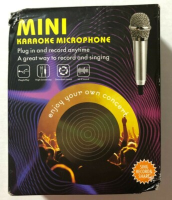 Wootrip - MINI KARAOKE Microphone - 2 Piece - NEW