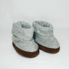 Baby Gap Size 1 Fleece Suede Boots Infant Shoes Booties