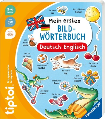 Ravensburger 49297 tiptoi  Mein erstes Bild-Wörterbuch deutsch-englisch 3-6 Jahr