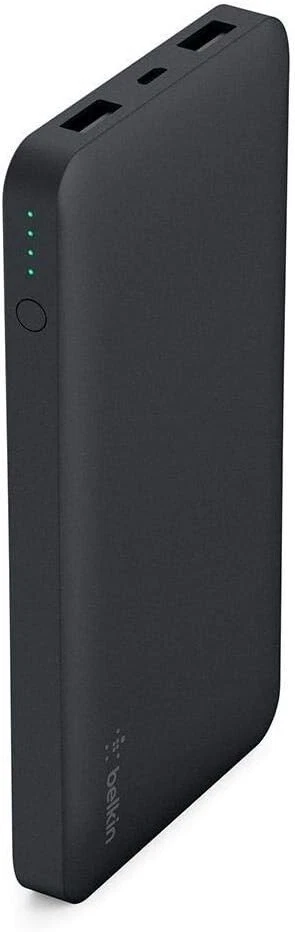 Banco de alimentación Belkin Pocket Power 10K cargador 2 puertos USB - negro Foto 2 de 4