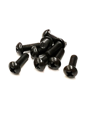 (50) 8-32 X 1/2 Phillips Round Head Machine Screw Black Oxide 832x1/2 BLACK OXID