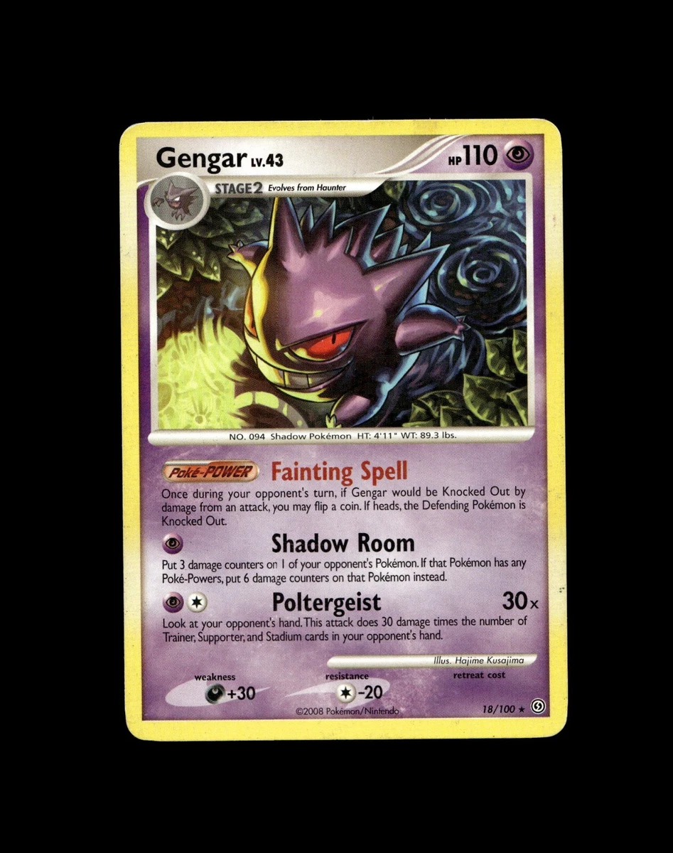 Gengar Pokémon TCG Rare Collectible Individual Card Games in