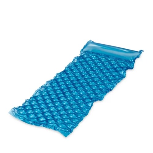 Play Day Inflatable Neon Comfort Mat Pool Float, Colors Vary, Adults