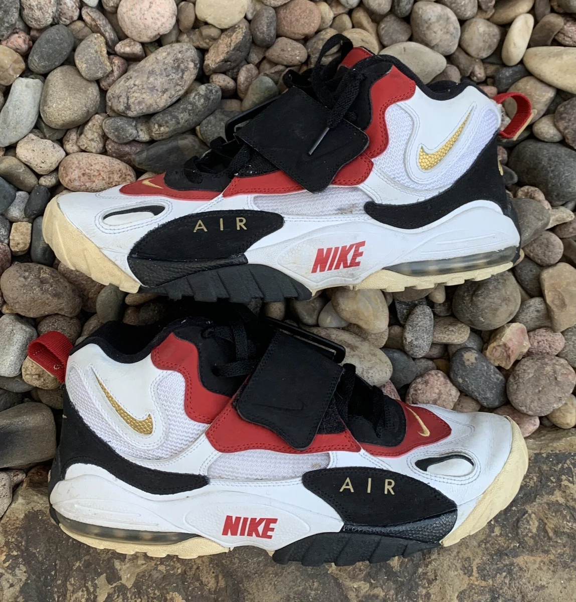 Nike Air Max Speed Turf Trainers. 49ers Color. Size 11.5. Rough